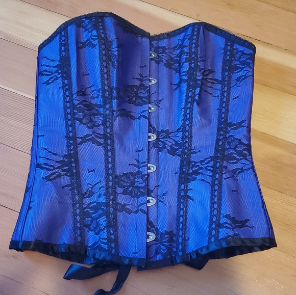CorsetStory Overbust Purple Lace corset - Picture 1 of 6